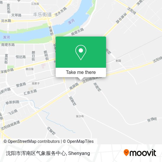 沈阳市浑南区气象服务中心 map