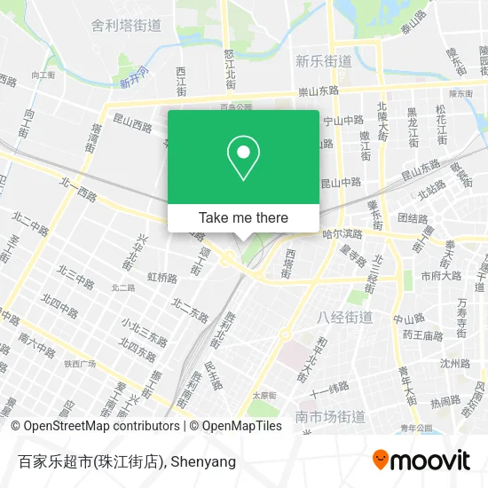 百家乐超市(珠江街店) map