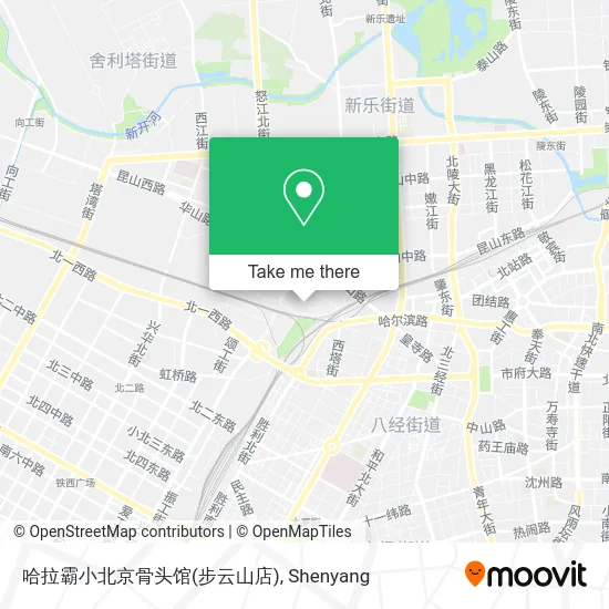 哈拉霸小北京骨头馆(步云山店) map