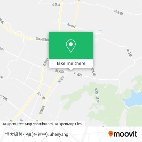 恒大绿茵小镇(在建中) map