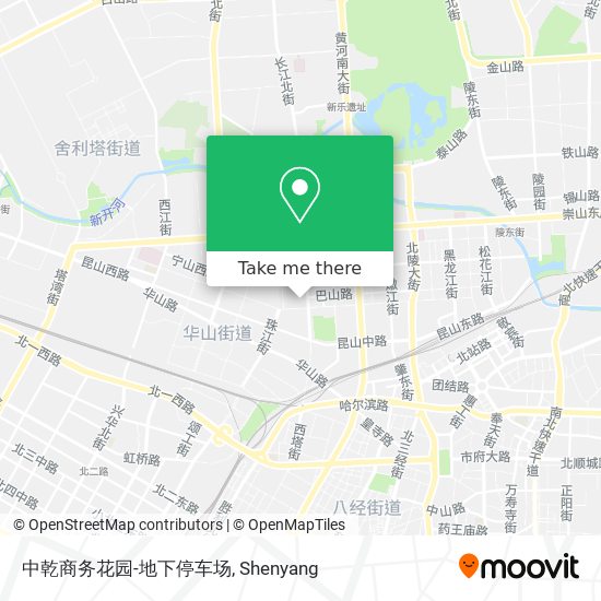 中乾商务花园-地下停车场 map