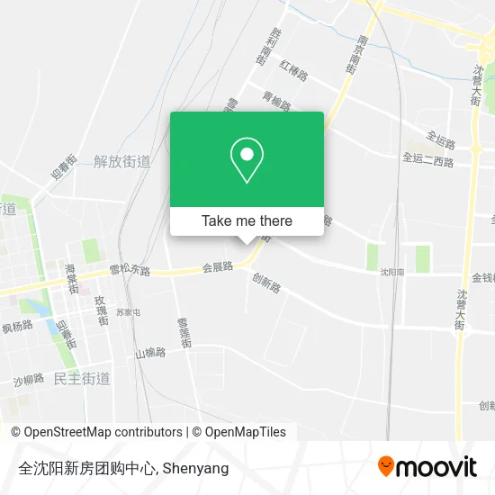 全沈阳新房团购中心 map