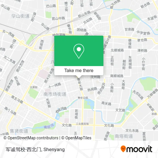 军诚驾校-西北门 map