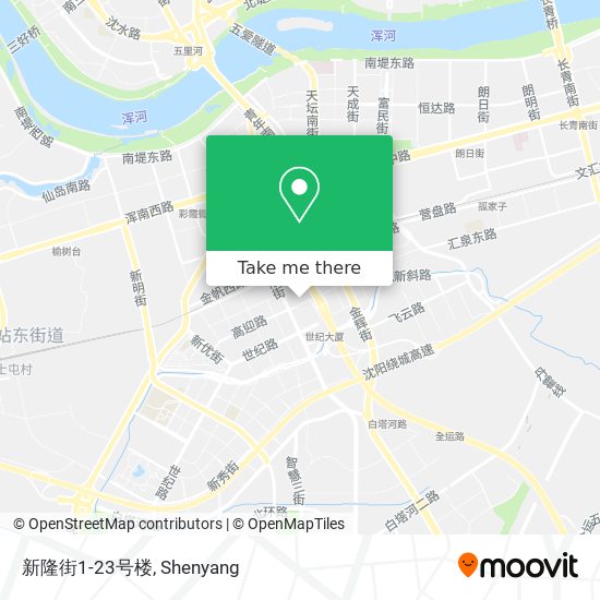新隆街1-23号楼 map