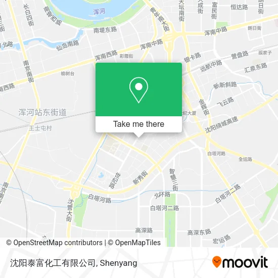 沈阳泰富化工有限公司 map