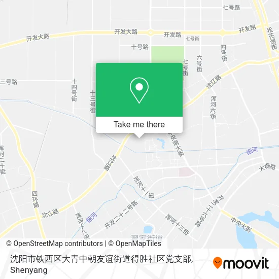 沈阳市铁西区大青中朝友谊街道得胜社区党支部 map