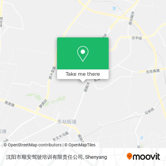 沈阳市顺安驾驶培训有限责任公司 map