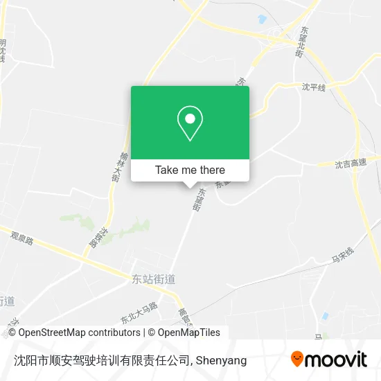 沈阳市顺安驾驶培训有限责任公司 map
