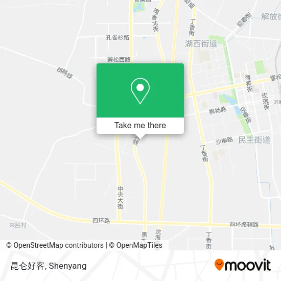 昆仑好客 map