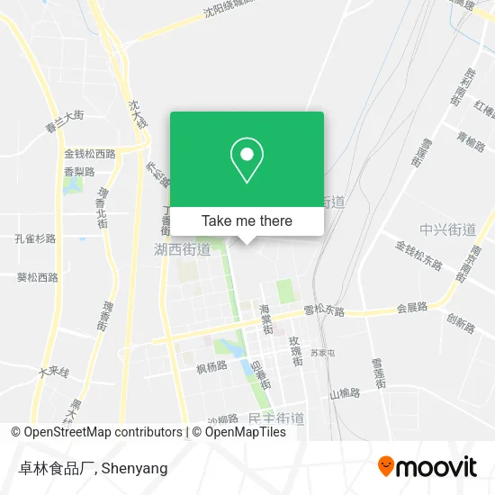 卓林食品厂 map