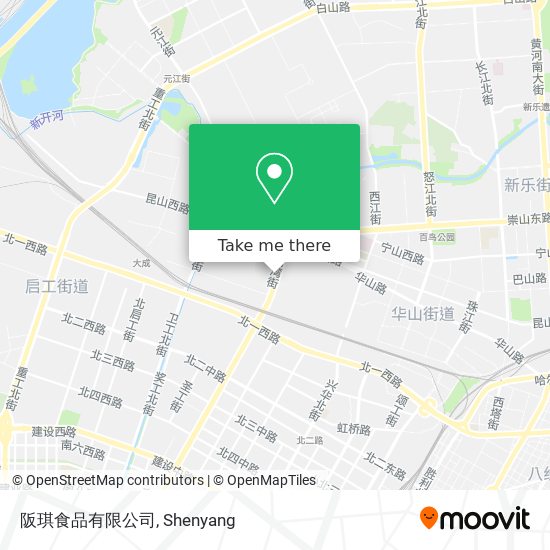 阪琪食品有限公司 map