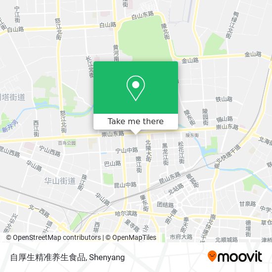 自厚生精准养生食品 map