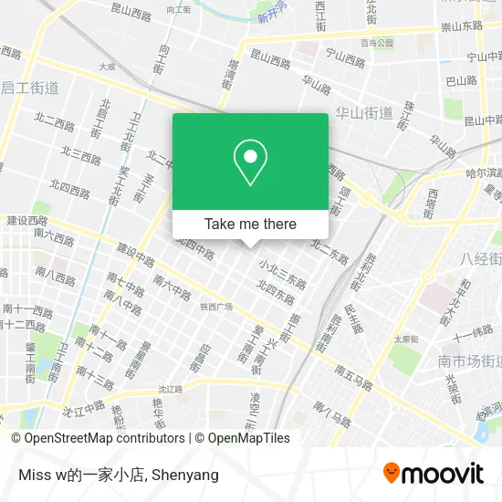 Miss w的一家小店 map