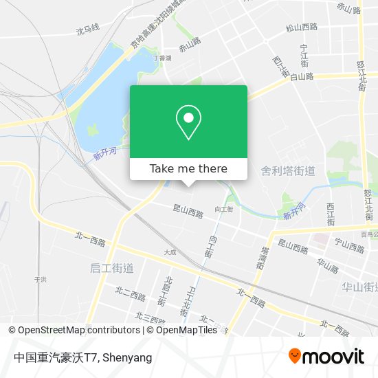 中国重汽豪沃T7 map