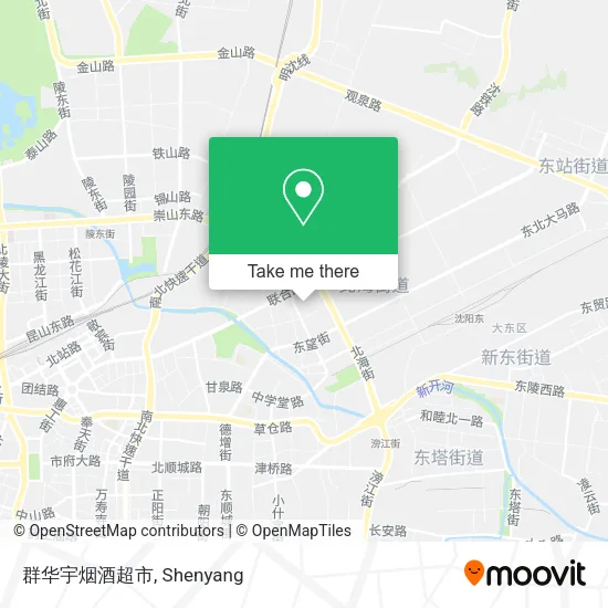 群华宇烟酒超市 map