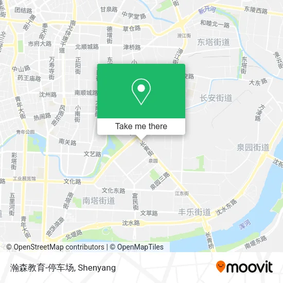 瀚森教育-停车场 map