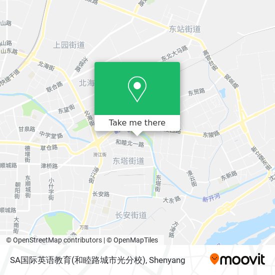 SA国际英语教育(和睦路城市光分校) map