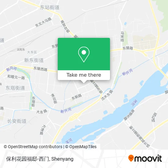 保利花园福邸-西门 map