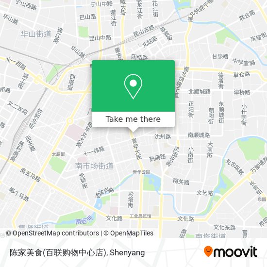 陈家美食(百联购物中心店) map
