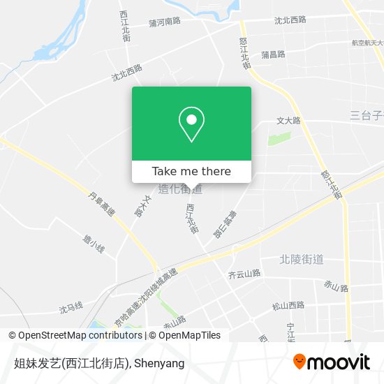 姐妹发艺(西江北街店) map