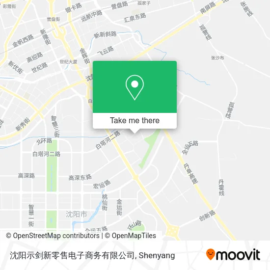 沈阳示剑新零售电子商务有限公司 map