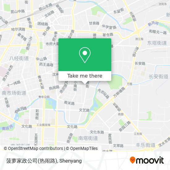 菠萝家政公司(热闹路) map