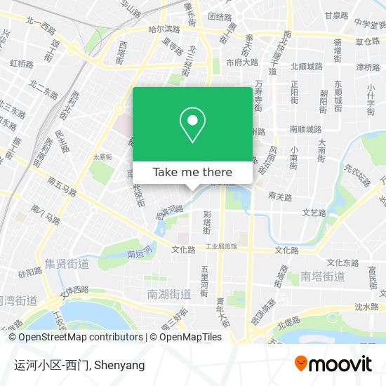 运河小区-西门 map