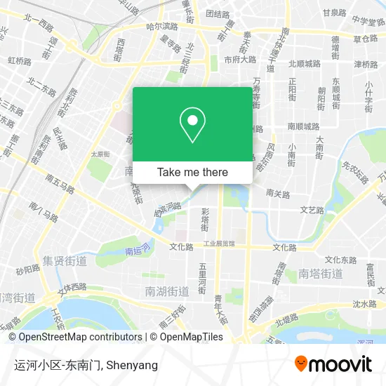 运河小区-东南门 map