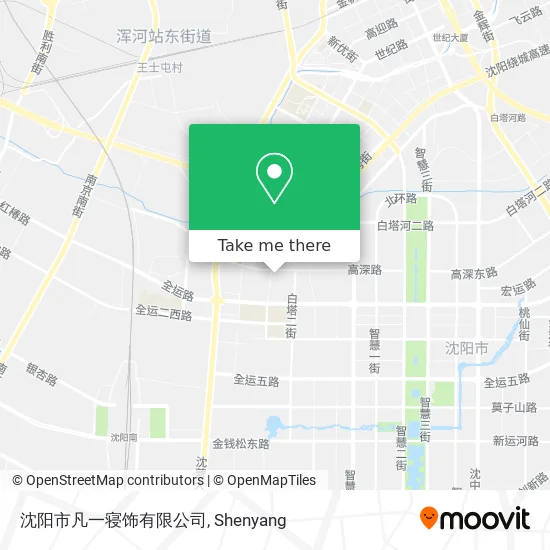 沈阳市凡一寝饰有限公司 map
