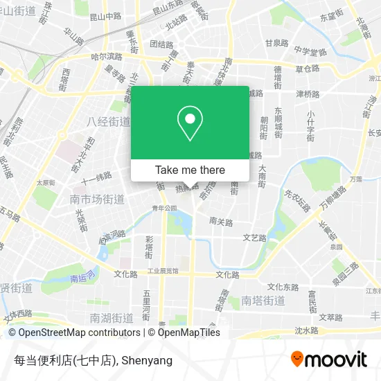 每当便利店(七中店) map