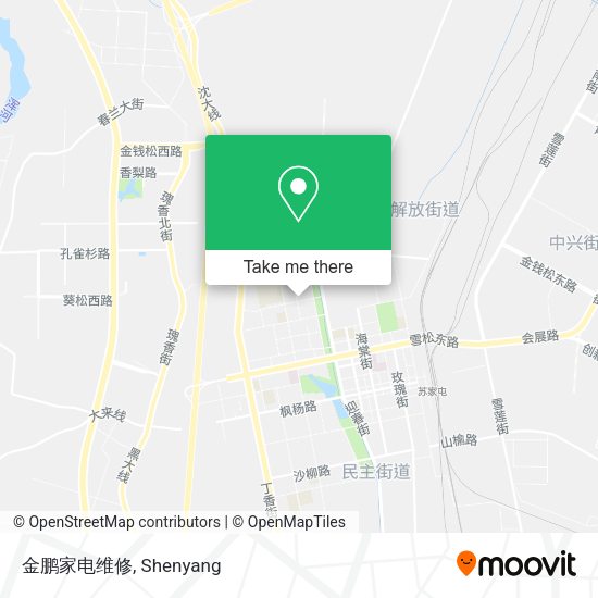 金鹏家电维修 map
