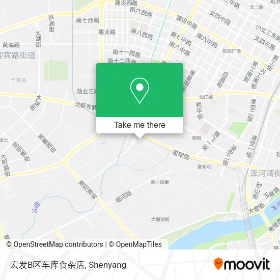 宏发B区车库食杂店 map