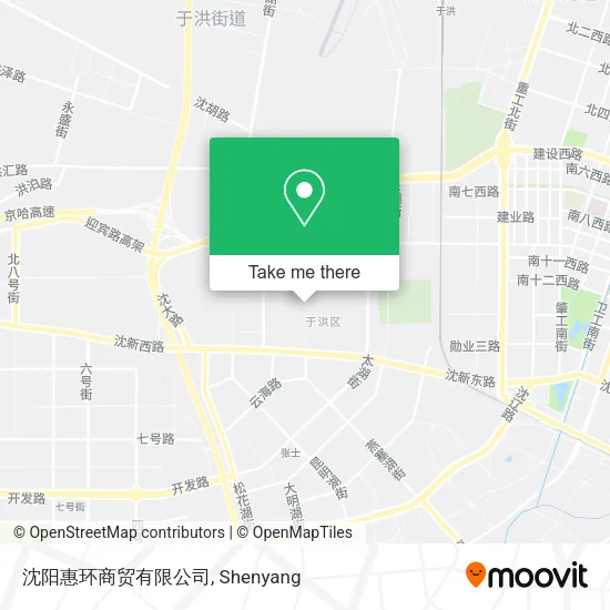 沈阳惠环商贸有限公司 map