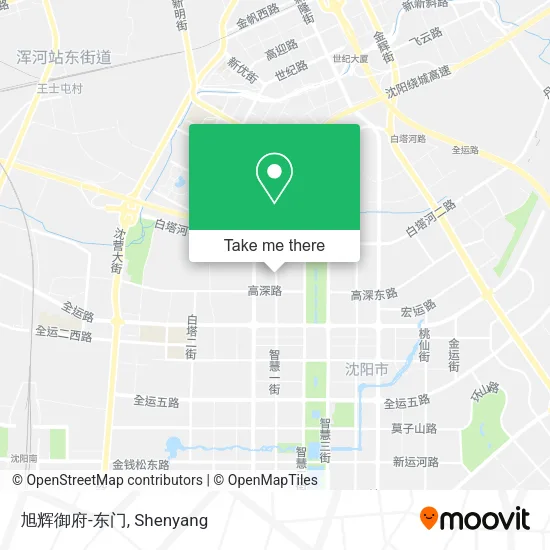 旭辉御府-东门 map