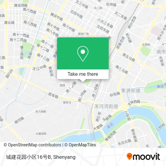 城建花园小区16号B map