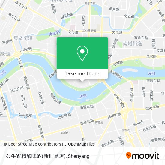 公牛鲨精酿啤酒(新世界店) map