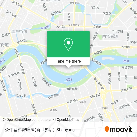 公牛鲨精酿啤酒(新世界店) map