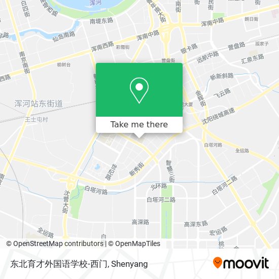 东北育才外国语学校-西门 map