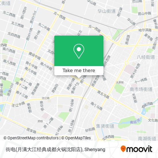 街电(月满大江经典成都火锅沈阳店) map