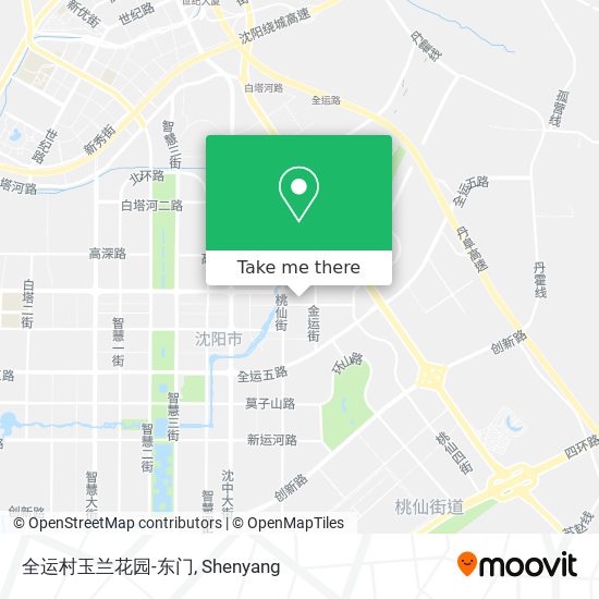 全运村玉兰花园-东门 map