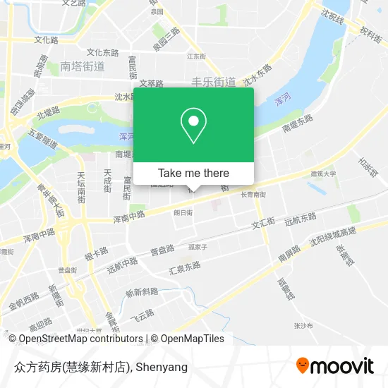 众方药房(慧缘新村店) map