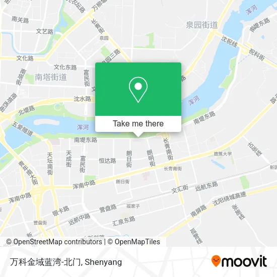 万科金域蓝湾-北门 map