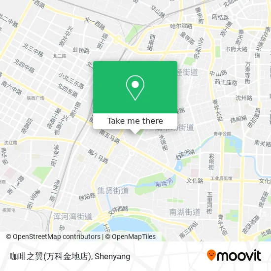 咖啡之翼(万科金地店) map