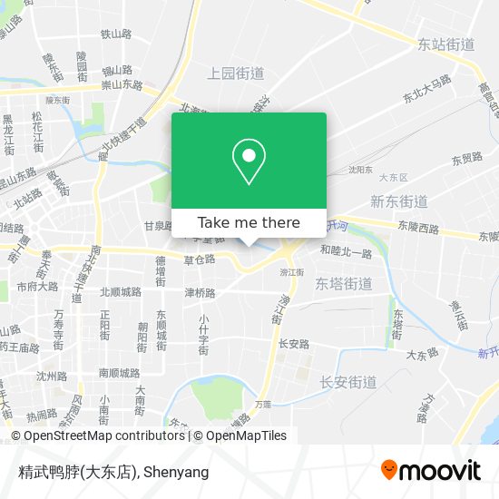 精武鸭脖(大东店) map