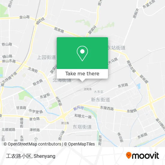 工农路小区 map