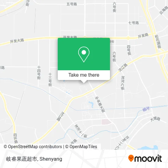 岐睿果蔬超市 map