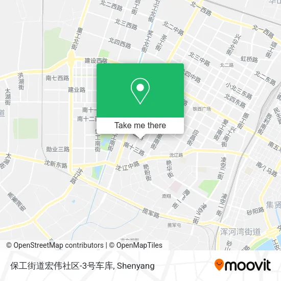 保工街道宏伟社区-3号车库 map