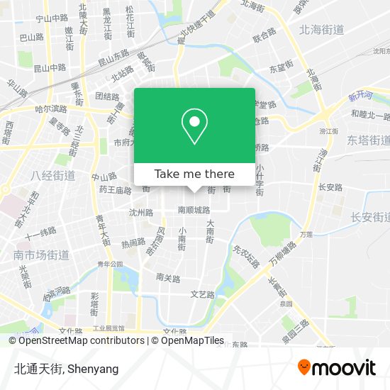 北通天街 map