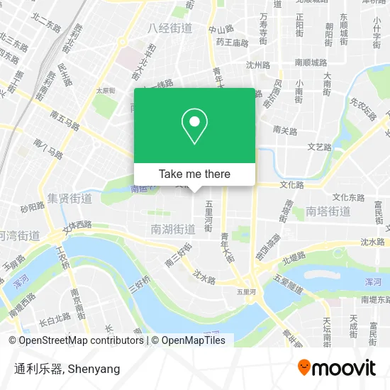 通利乐器 map