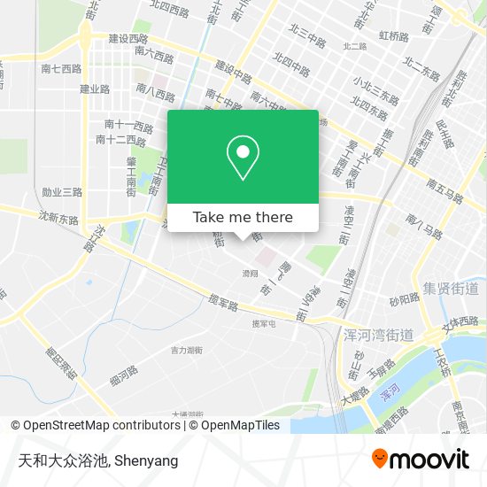天和大众浴池 map